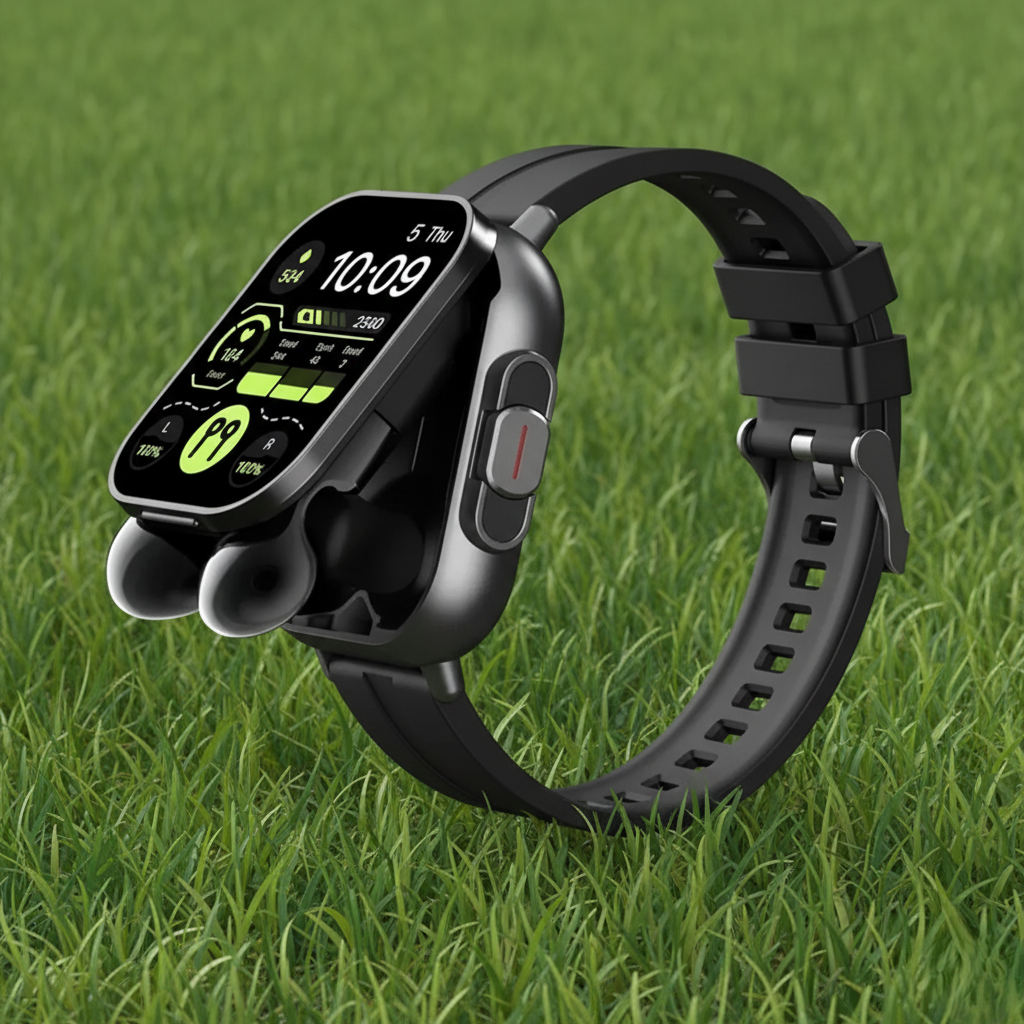 2 in 1 Smart Watch with Earbuds